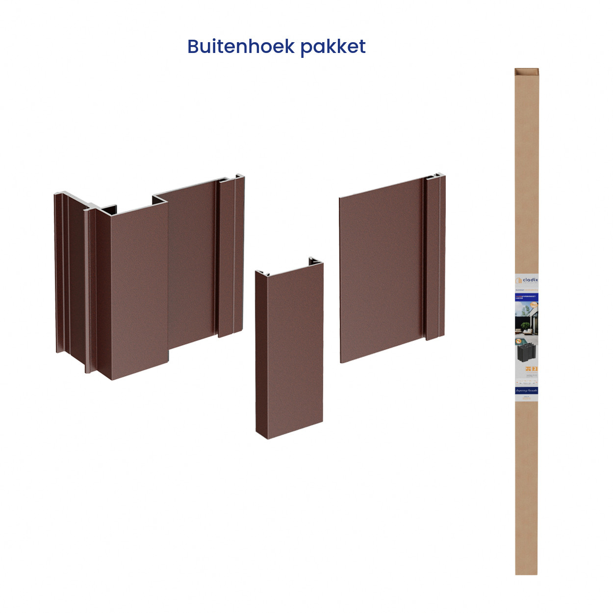 Cladix Aluminium Gevelbekleding Walnootbruin